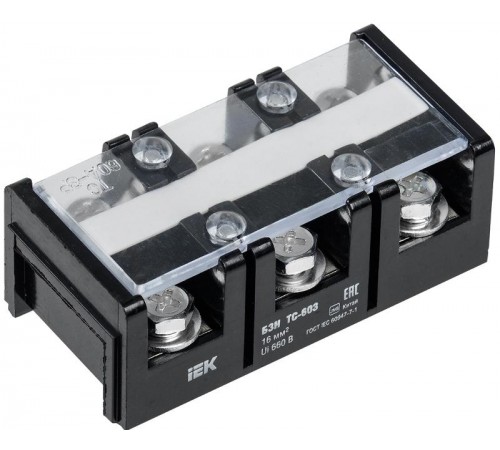 Блок зажимов БЗН TC-4004 200 мм2 400A 4 пары  YZN42-04-200-K02  IEK