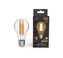 Лампа светодиодная Filament А70 26W 2600lm 2700К Е27 LED 1/10/40  102902126  Gauss