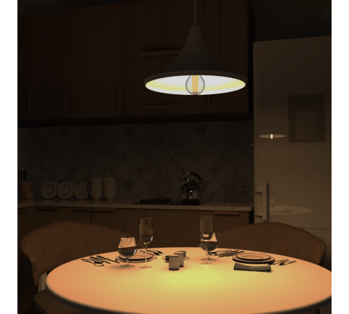 Лампа светодиодная Filament А70 26W 2600lm 2700К Е27 LED 1/10/40  102902126  Gauss