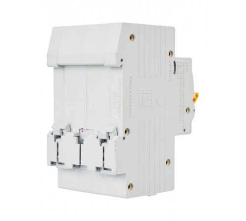 Выключатель автоматический дифференциального тока АД12 2п 20А C 30мА тип AC (3 мод)  MAD10-2-020-C-030  IEK