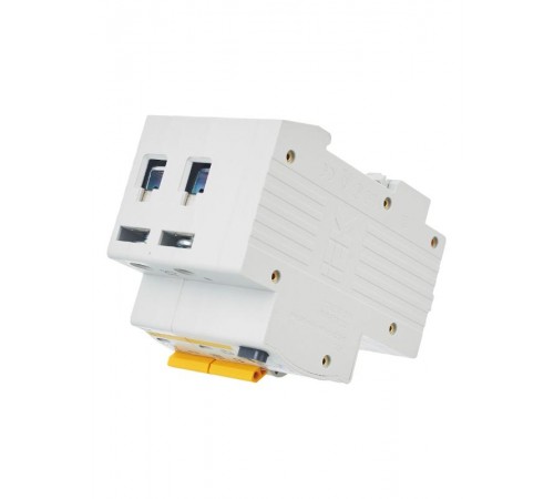 Выключатель автоматический дифференциального тока АД12 2п 20А C 30мА тип AC (3 мод)  MAD10-2-020-C-030  IEK