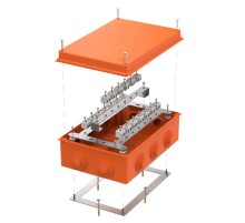 Коробка огнестойкая для о/п 40-0330-FR2.5-40 Е15-Е120 RAL2004 260х175х90 (7 шт/кор)  40-0330-FR2.5-40  Промрукав