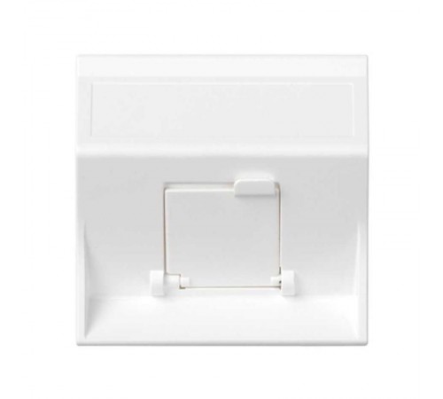 Simon CIMA 500 Адаптер для 1 шт RJ-45 CJ545.., CJ645.., CJ6A45F + MD67, наклон, крышка, 50х50мм, 500CIMA, белый  50000081-030  Simon