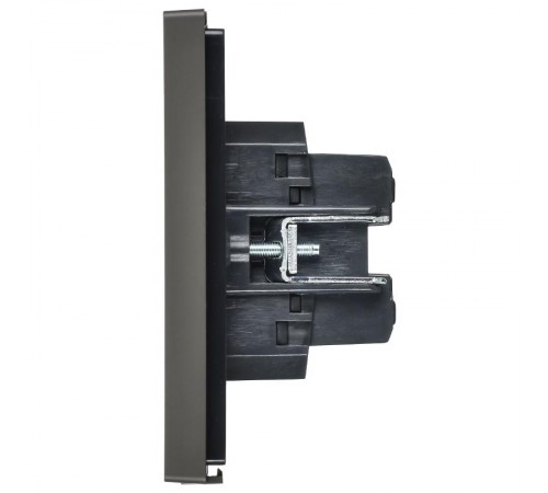 FORTE&PIANO Выключатель 2-клавишный перекрестный 10А FP309 серый  FP-V23-0-10-1-K03  IEK