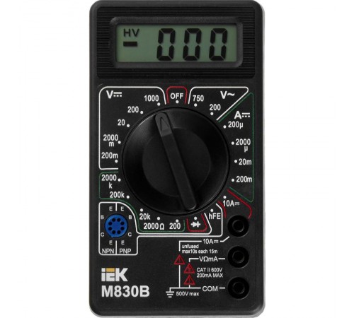 Мультиметр цифровой  Universal M830B   TMD-2B-830  IEK