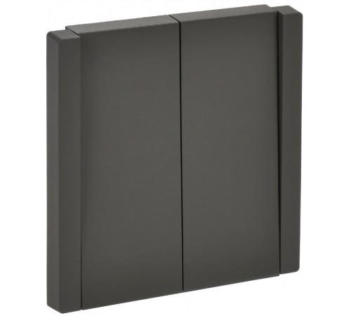 FORTE&PIANO Выключатель 2-клавишный перекрестный 10А FP309 серый  FP-V23-0-10-1-K03  IEK