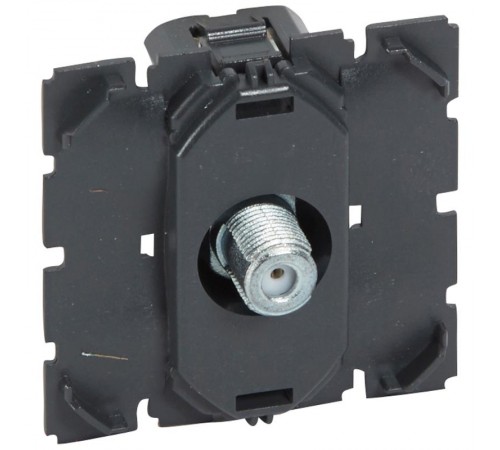 Celiane Мех TV розетка с F-разъёмом единственная 2 мод  067380  Legrand