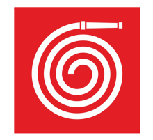 Знак "Пожарный рукав", 200х200 мм, пленка самоклеящаяся  an-f-46  EKF