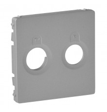 Valena LIFE Алюминий Накладка розетки TV-R  754782  Legrand
