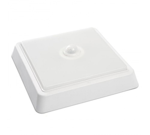 Светильник светодиодный накладной квадратный с ИК-датчиком , 15W, 1200Lm, 4000K, в пластиковом корпусе, IP20, AL3023  41800  FERON