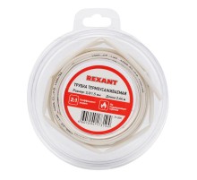 Трубка термоусаживаемая 3,0/1,5 мм белая, ролик 2,44 м  29-0001  REXANT