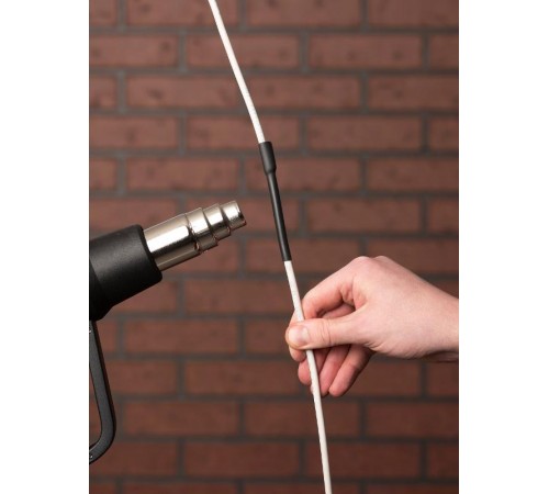 Термоусаживаемая трубка ТУТ нг 8/4 черная EKF PROxima  tut-8-b-1m  EKF