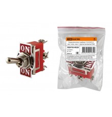 Переключатель-тумблер 1122 (П2Т-1) вкл.- откл.- вкл. 1 группа контактов  SQ0703-0028  TDM