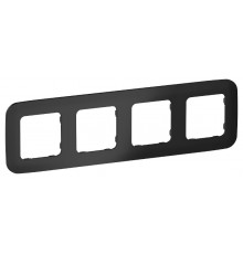 FLITE Artistic Рамка 4-ая РУ-4-А-ФлЧ черный  FI-M42-31-20-K02  IEK