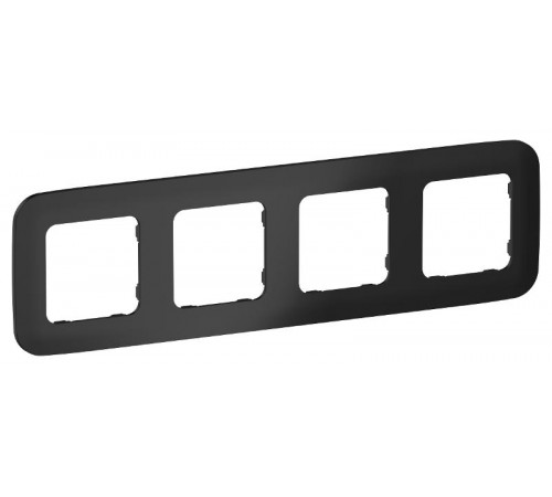 FLITE Artistic Рамка 4-ая РУ-4-А-ФлЧ черный  FI-M42-31-20-K02  IEK