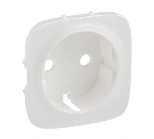 Valena ALLURE Жемчуг Накладка розетки с/з с зажимами 6 кв.мм  755259  Legrand