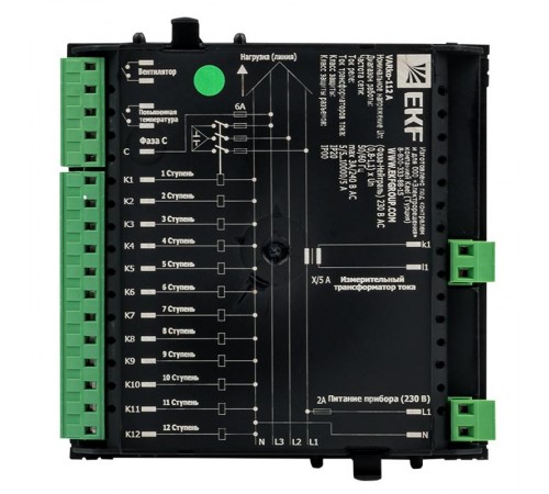 Регулятор реактивной мощности Varko-112a EKF PROxima   varko-112a-pro   EKF