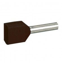 Наконечник Starflix - двойной - россыпью - сечением 2х1,5 мм - чёрный  037689  Legrand