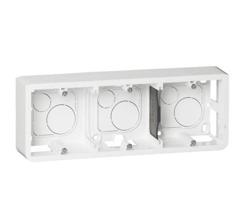 Mosaic Рамка подъемная горизонтальная на 6,8 или 3x2 модулей, глубина 40мм, белая  080286  Legrand