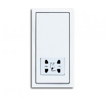 Розетка для электробритвы, 220/115 В, 20 ВА, серия solo/future, цвет davos/альпийский белый  2130-0-0292  ABB