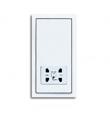 Розетка для электробритвы, 220/115 В, 20 ВА, серия solo/future, цвет davos/альпийский белый  2130-0-0292  ABB