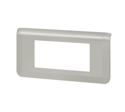 Рамка - Mosaic - 4 модуля - алюминий  079314L  Legrand