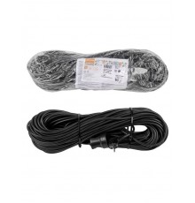 Удлинитель-шнур силовой народный ПВС 4000 Вт с/з, 30м, штепс. гнездо SQ1307-0218  TDM