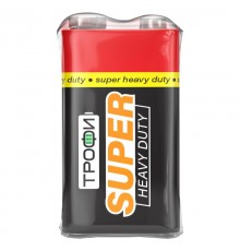 Батарейка солевая (ЭП) 6F22-1S (10/500/14000) (Крона)   C0033717  ТРОФИ