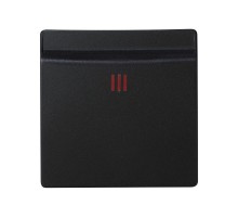 Simon 82 Накладка на выключатель под карточку, S82, S82N, 82 Detail, графит  82078-68  Simon