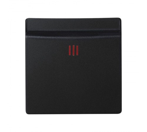 Simon 82 Накладка на выключатель под карточку, S82, S82N, 82 Detail, графит  82078-68  Simon