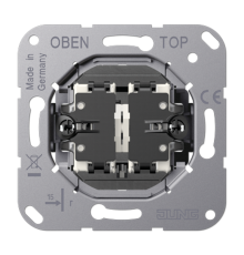 Двухклавишный балансирный выключатель для серии LS1912, с лампами  K505EU5  Jung
