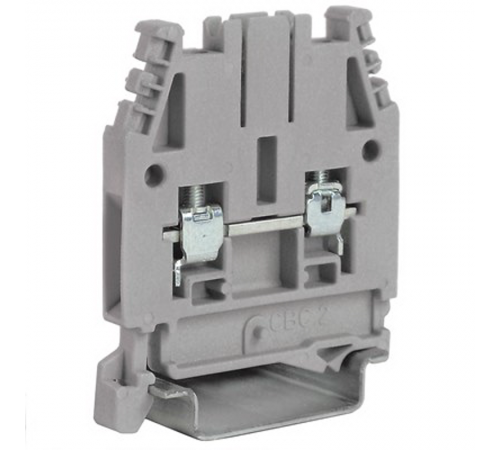 CBC.2GR, проходной зажим серый  2,5 кв.мм  ZCBC02GR-RET  DKC