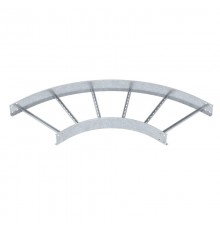 Угловая секция 90° лестничного лотка 110х600 мм R=500 мм (LB 90 1160 R5 FT)  6217780  OBO Bettermann