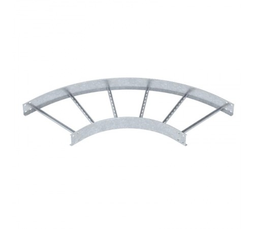 Угловая секция 90° лестничного лотка 110х600 мм R=500 мм (LB 90 1160 R5 FT)  6217780  OBO Bettermann
