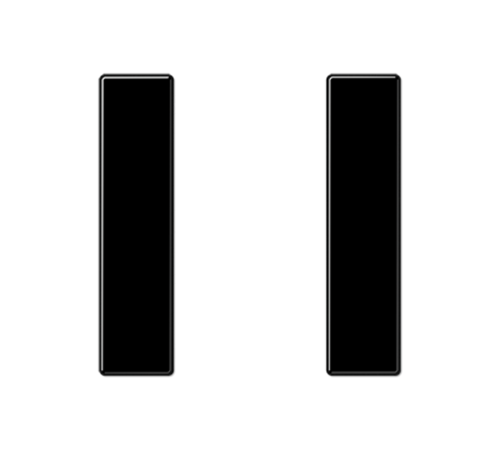комплект накладок 1гр черный  A501TSASW  Jung