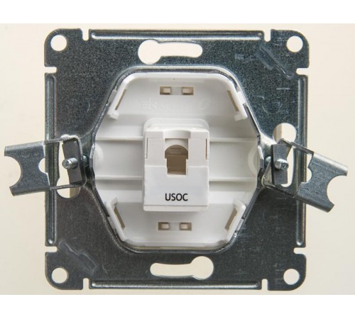 Glossa Перламутр Розетка телефонная RJ11  GSL000681T  SE