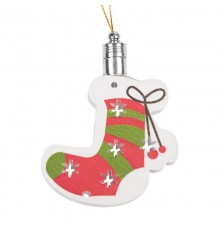 Фигурка подвесная "Новогодний носок" RGB 8*6 см  501-099  NEON-NIGHT