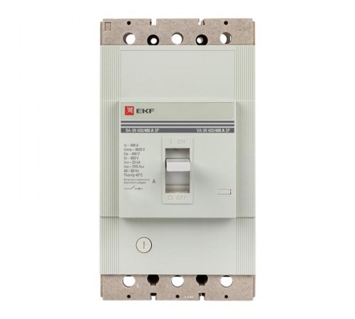 Выключатель автоматический ВА-99 400/400А 3P 35кА EKF PROxima  mccb99-400-400  EKF