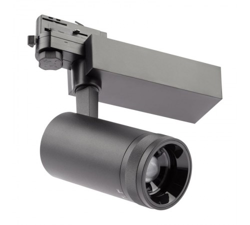 Светильник светодиодный трековый трёхфазный STR-30-99-40K-B30 регулируемый луч 4000K черный  Б0049791  ЭРА