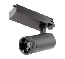 Светильник светодиодный трековый трёхфазный STR-30-99-40K-B30 регулируемый луч 4000K черный  Б0049791  ЭРА