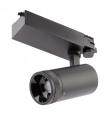 Светильник светодиодный трековый трёхфазный STR-30-99-40K-B30 регулируемый луч 4000K черный  Б0049791  ЭРА