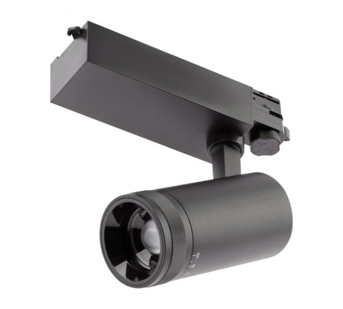 Светильник светодиодный трековый трёхфазный STR-30-99-40K-B30 регулируемый луч 4000K черный  Б0049791  ЭРА