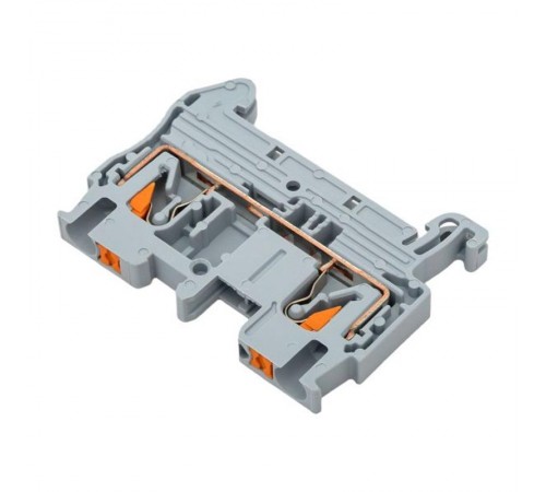 Клеммная колодка пружинная 2,5 Push-in серая PIT-2,5  EKF
