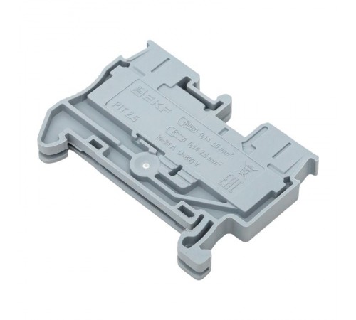 Клеммная колодка пружинная 2,5 Push-in серая PIT-2,5  EKF