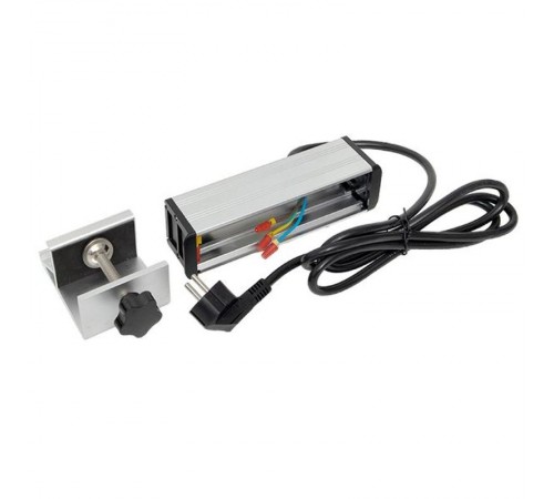 Встраиваемый настольный розеточный блок для крепления к столу, 8 модулей, C-Line, металлик  cl-vnbco-8-s  EKF