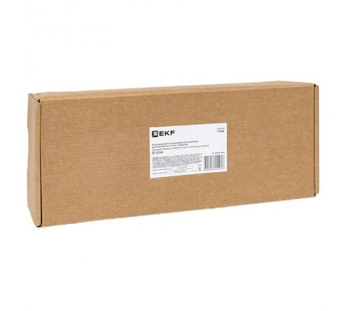 Встраиваемый настольный розеточный блок для крепления к столу, 8 модулей, C-Line, металлик  cl-vnbco-8-s  EKF