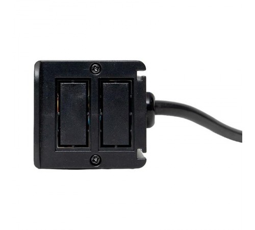 Встраиваемый настольный розеточный блок для крепления к столу, 8 модулей, C-Line, металлик  cl-vnbco-8-s  EKF