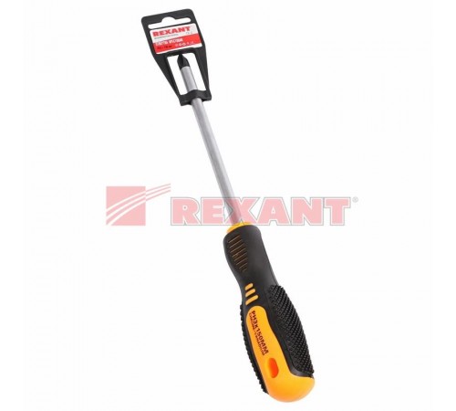 Отвертка крестовая PH 3х150 мм, двухкомпонентная рукоятка  12-4729  REXANT