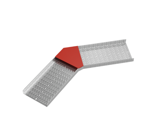 Крышка горизонт. угла 45 гр. 600 мм "ПЛЮС" HD  KGLplus45-600 HD   КМ-профиль