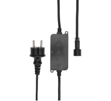 Контроллер с радиопультом для уличных гирлянд Сеть и Твинкл, черный  217-204  NEON-NIGHT